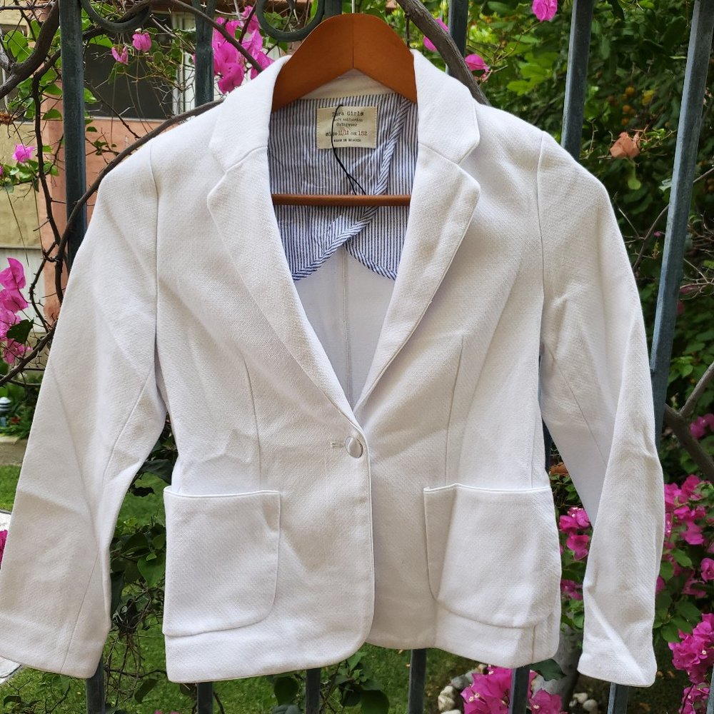 ZARA WHITE BLAZER